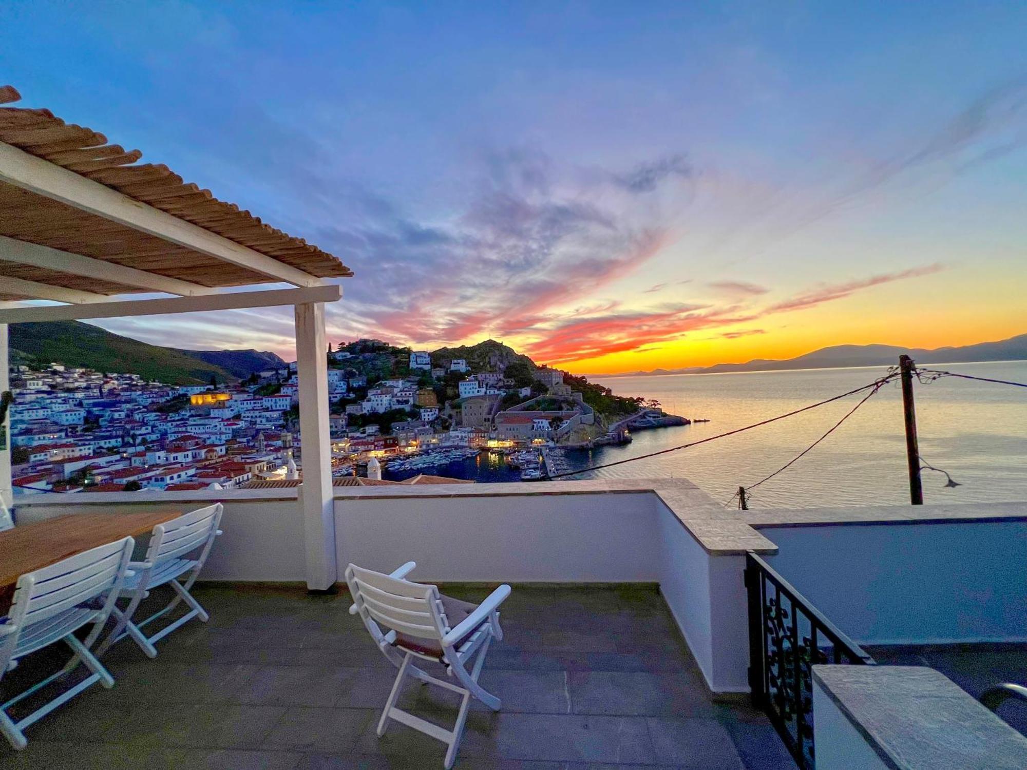 Villa Sunset Hydra  Eksteriør billede